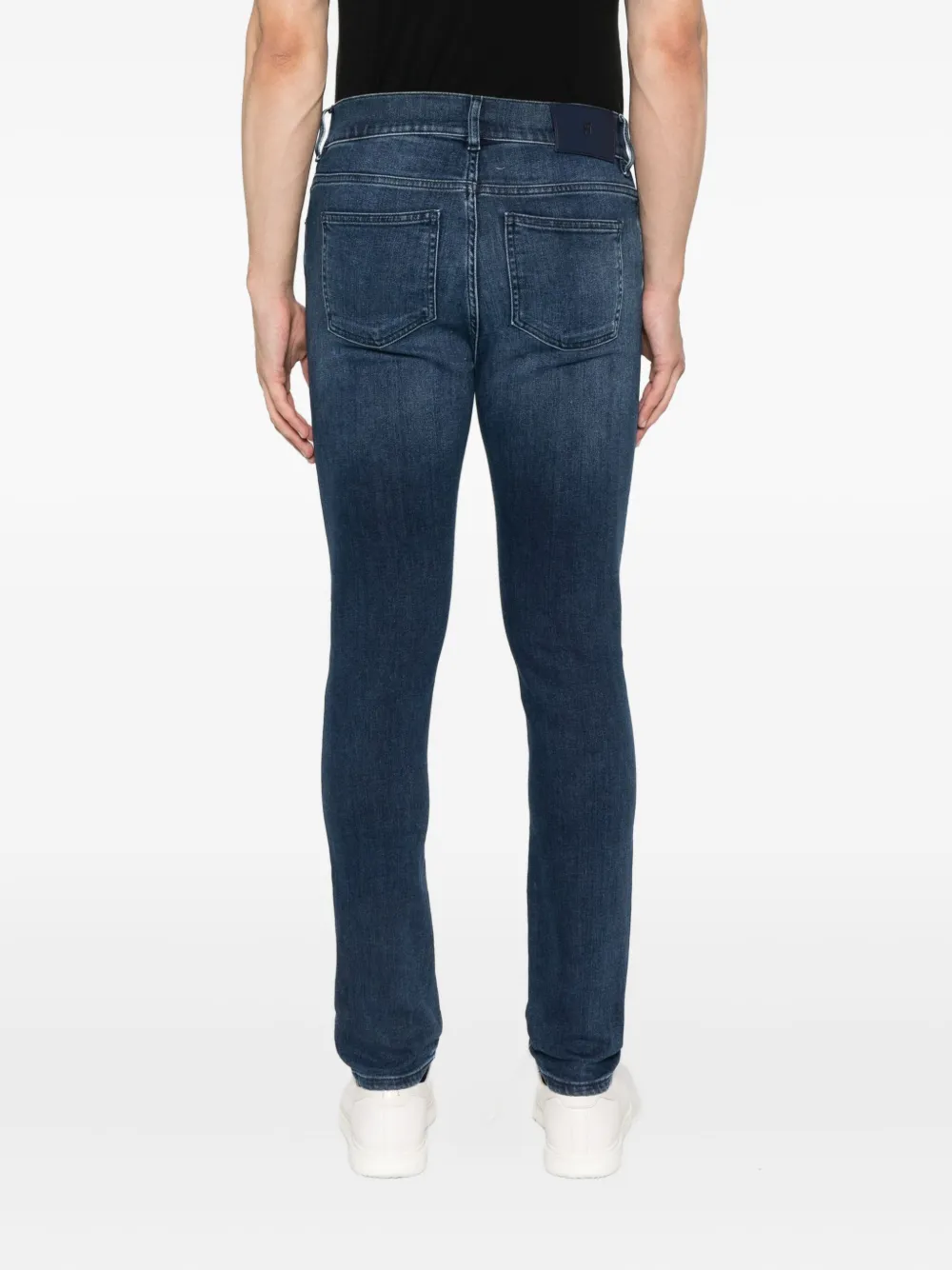 PT Torino Jeans met vijf zakken Blauw