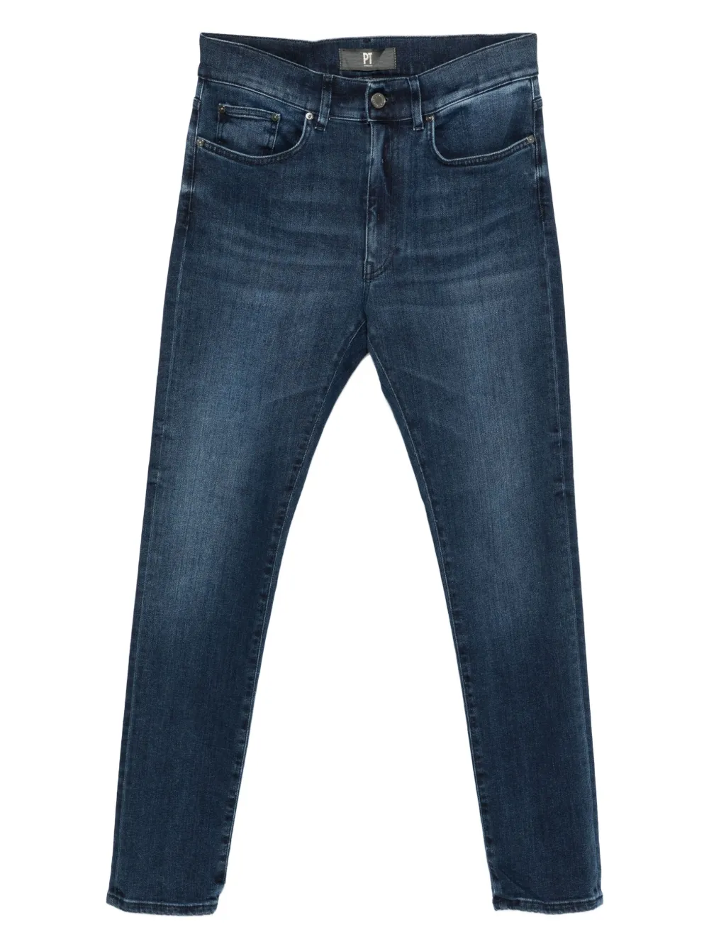 PT Torino Jeans met vijf zakken Blauw
