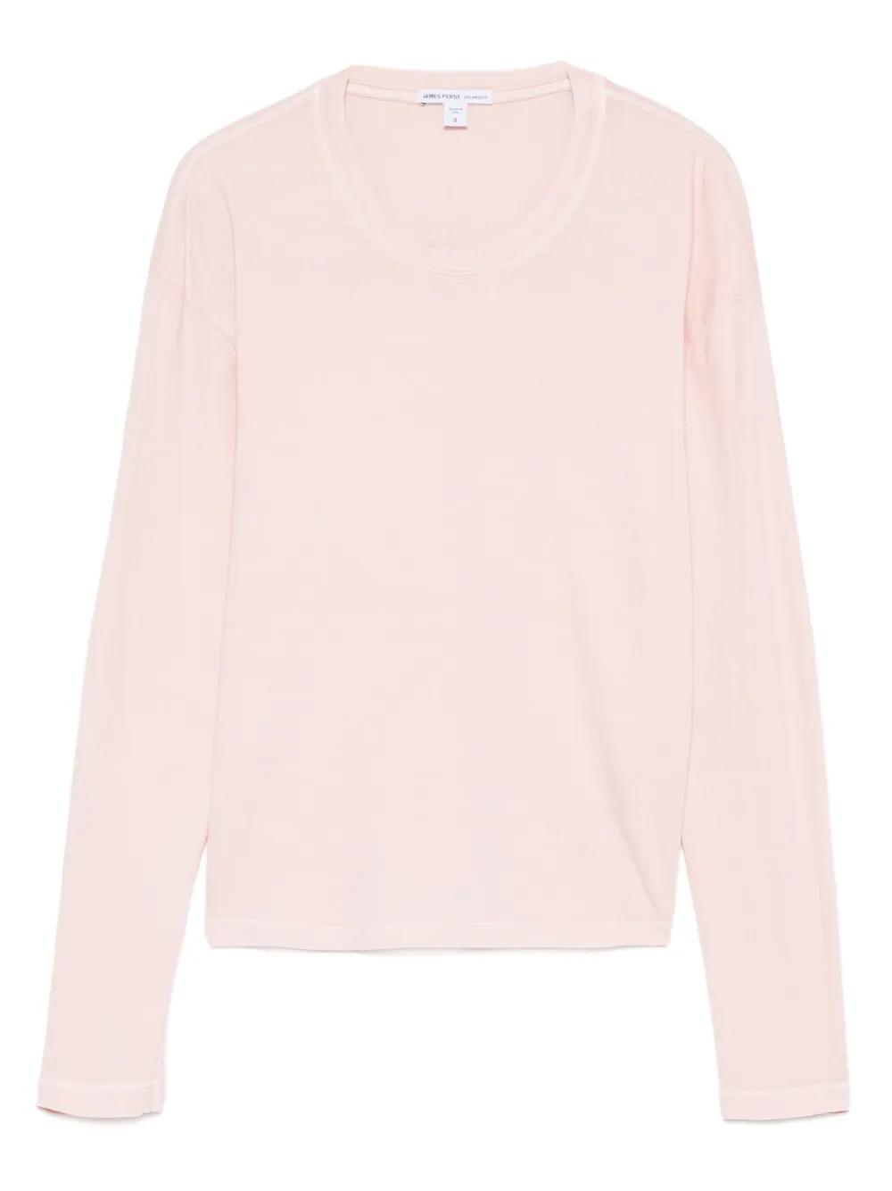 James Perse T-shirt met lange mouwen Roze