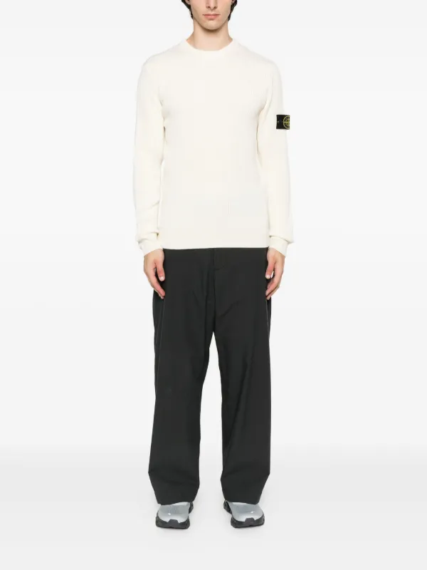 stone  リブニット　セーター Stone Island リブニット セーター | ニュートラル | FARFETCH JP