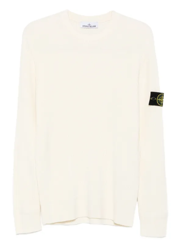stone  リブニット　セーター Stone Island リブニット セーター | ニュートラル | FARFETCH JP