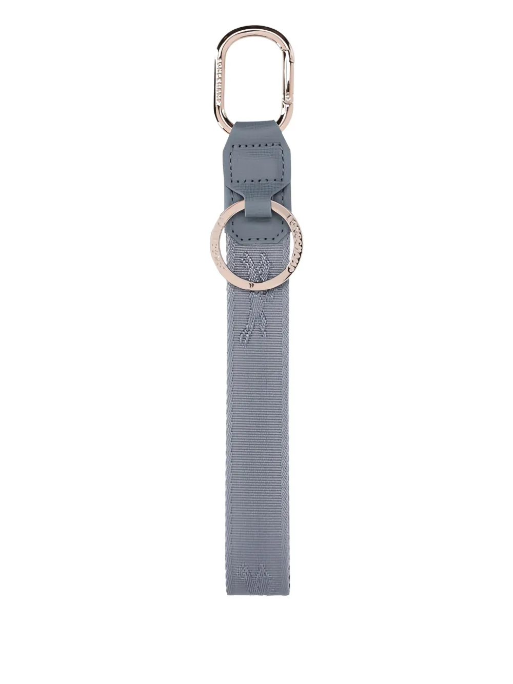 Longchamp logo keyring Blauw