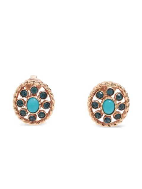 Christian Dior Pre-Owned rhinestone-embellished earrings