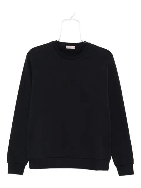 Herno logo-embroidered cotton sweatshirt