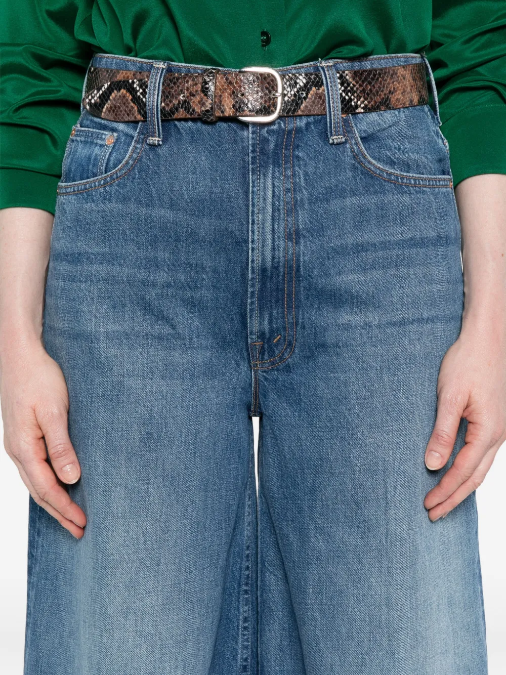 MOTHER The Headliner Sneak jeans Blauw
