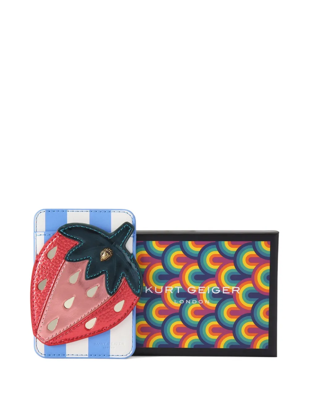 Kurt Geiger London Strawberry pasjeshouder Blauw