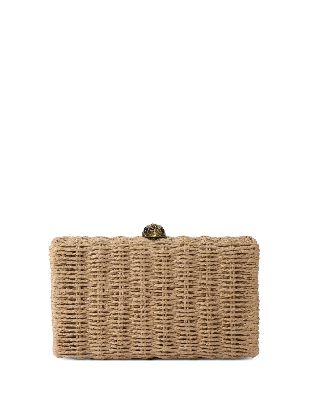 Kensington clasp woven clutch