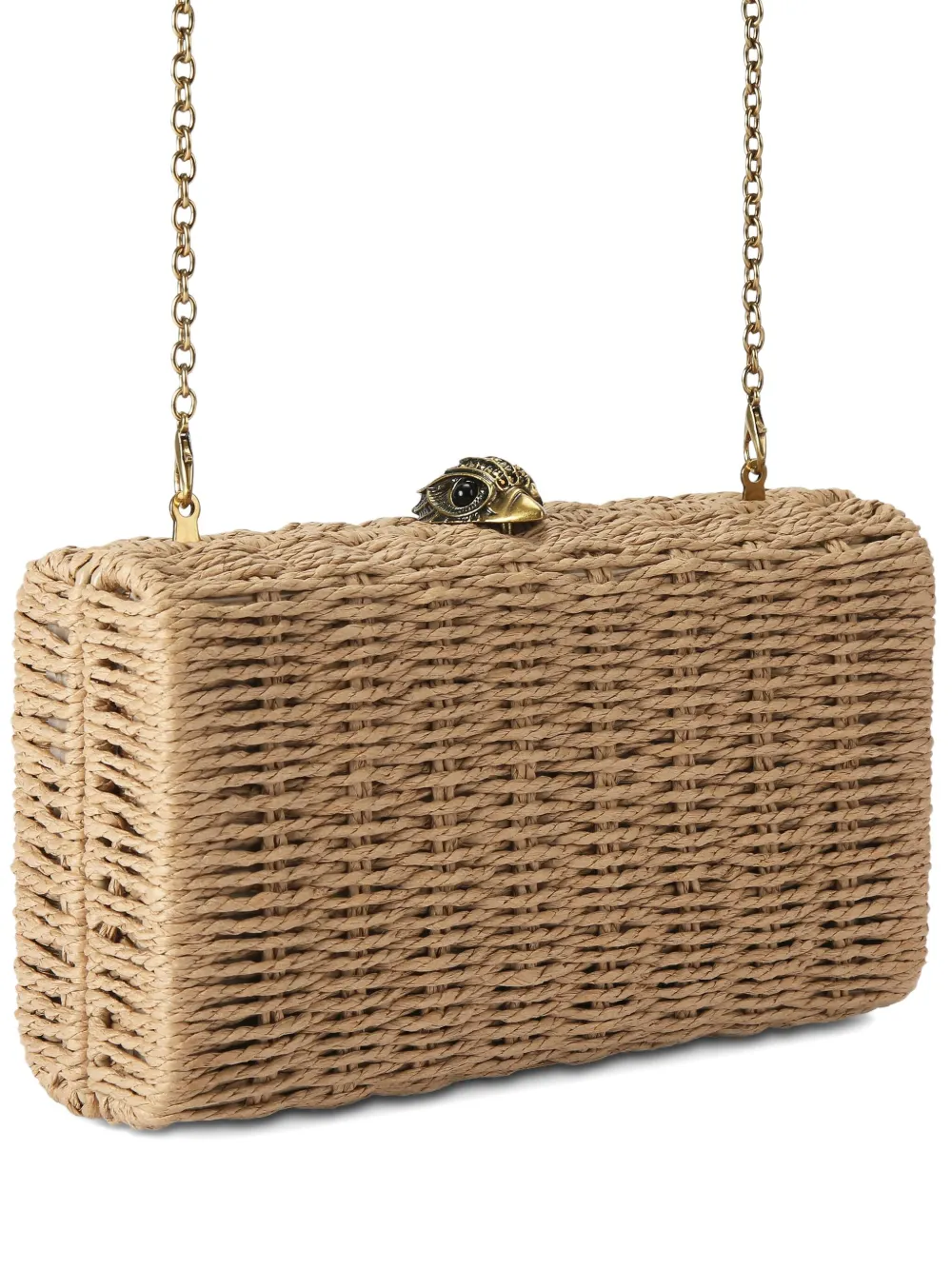 Kurt Geiger London Kensington clutch met gesp Beige