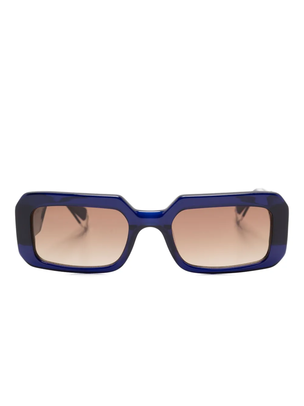 GIGI STUDIOS Camille rectangular-frame sunglasses Blauw
