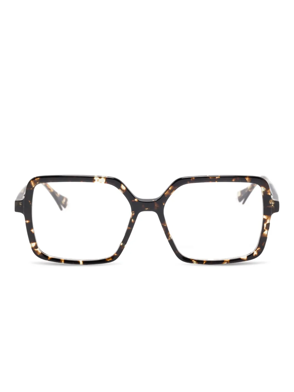 GIGI STUDIOS Angelica square-frame glasses - ブラウン GIGI STUDIOS Angelica square-frame glasses - ブラウン