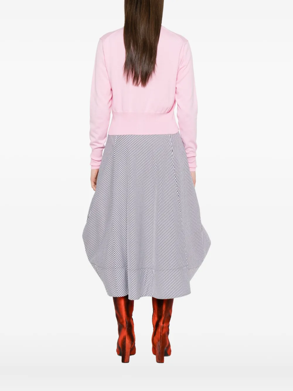 Vivienne Westwood Bea orb-embellished button cardigan Roze