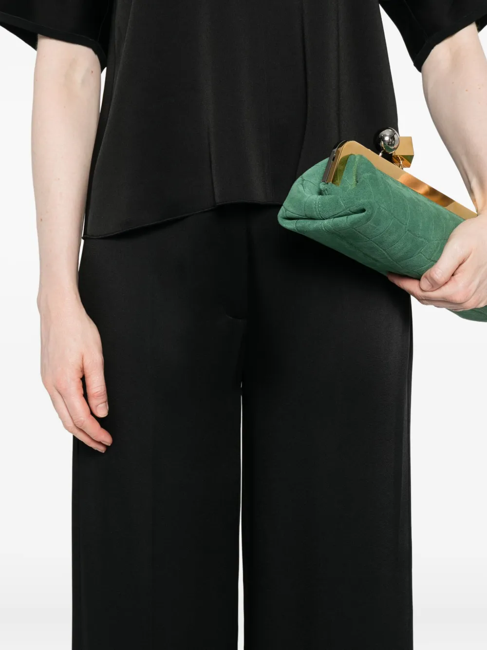 Forte Forte Palazzo Trousers In Black