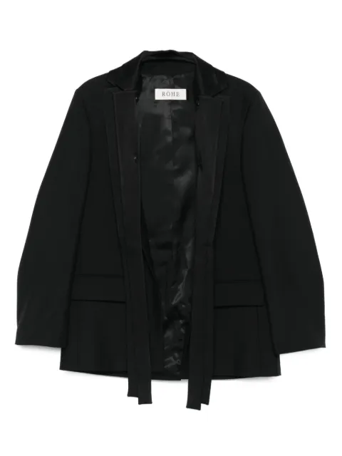 Róhe shawl-lapel wool jacket