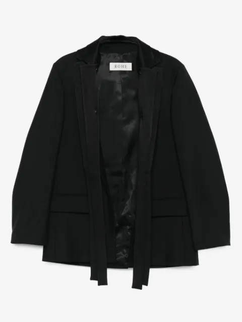 Róhe shawl-lapel wool jacket