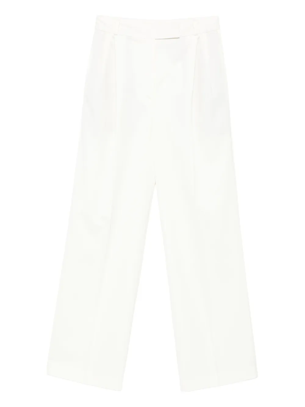 Róhe pleated wool-blend trousers
