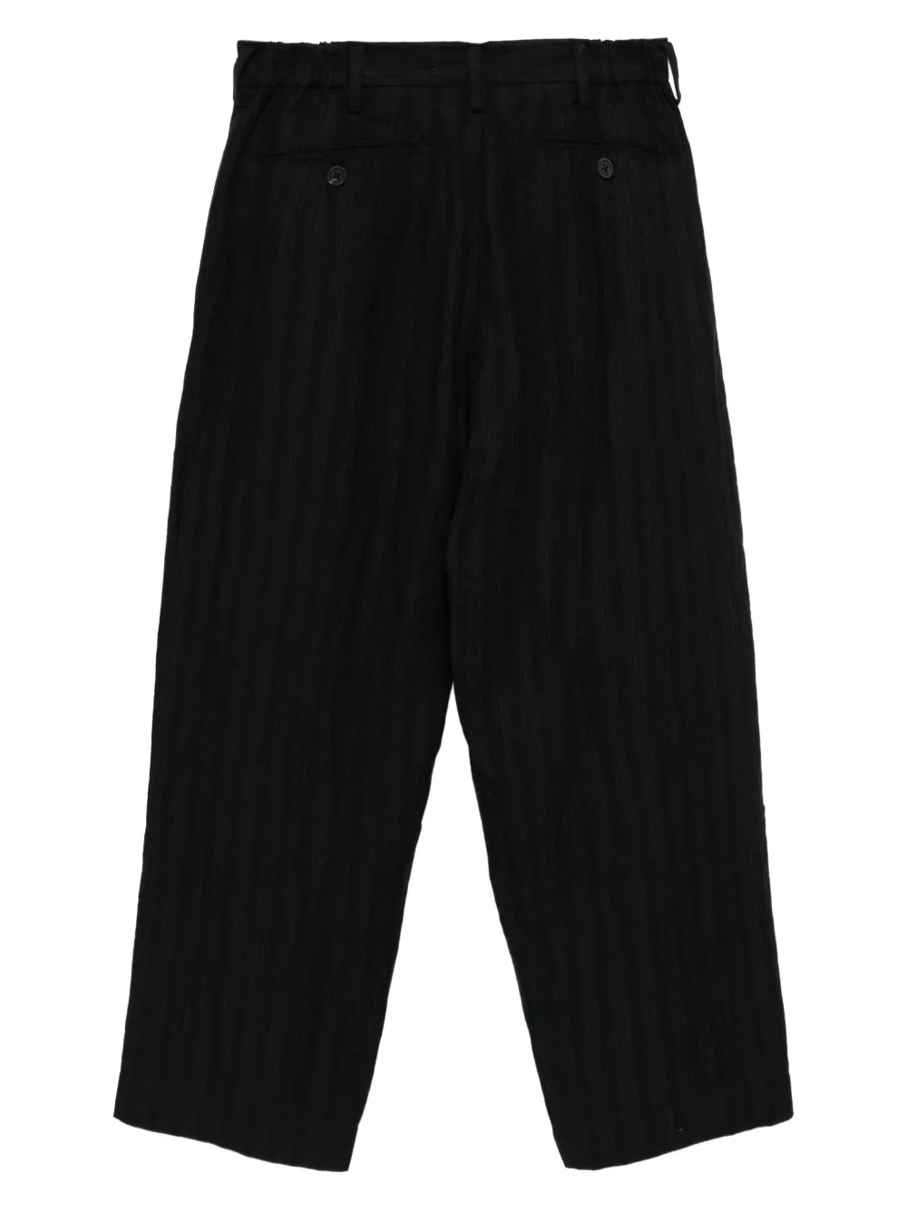 Ziggy Chen Gestreepte broek - Bruin