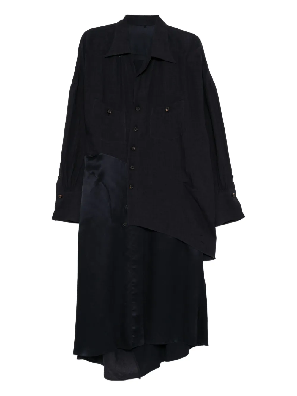 Ziggy Chen Asymmetrische jurk Blauw