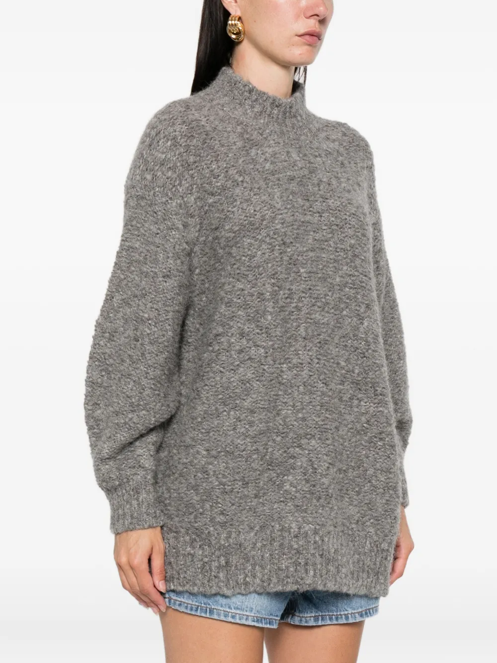 ISABEL MARANT high-neck sweater Grijs