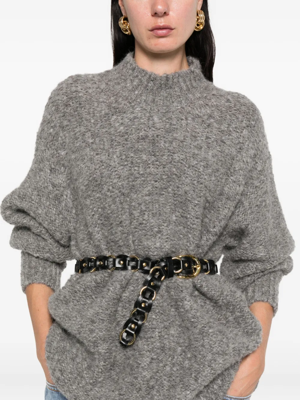 ISABEL MARANT high-neck sweater Grijs