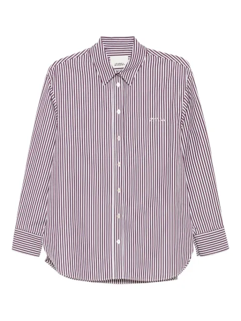 ISABEL MARANT striped button-fastening shirt