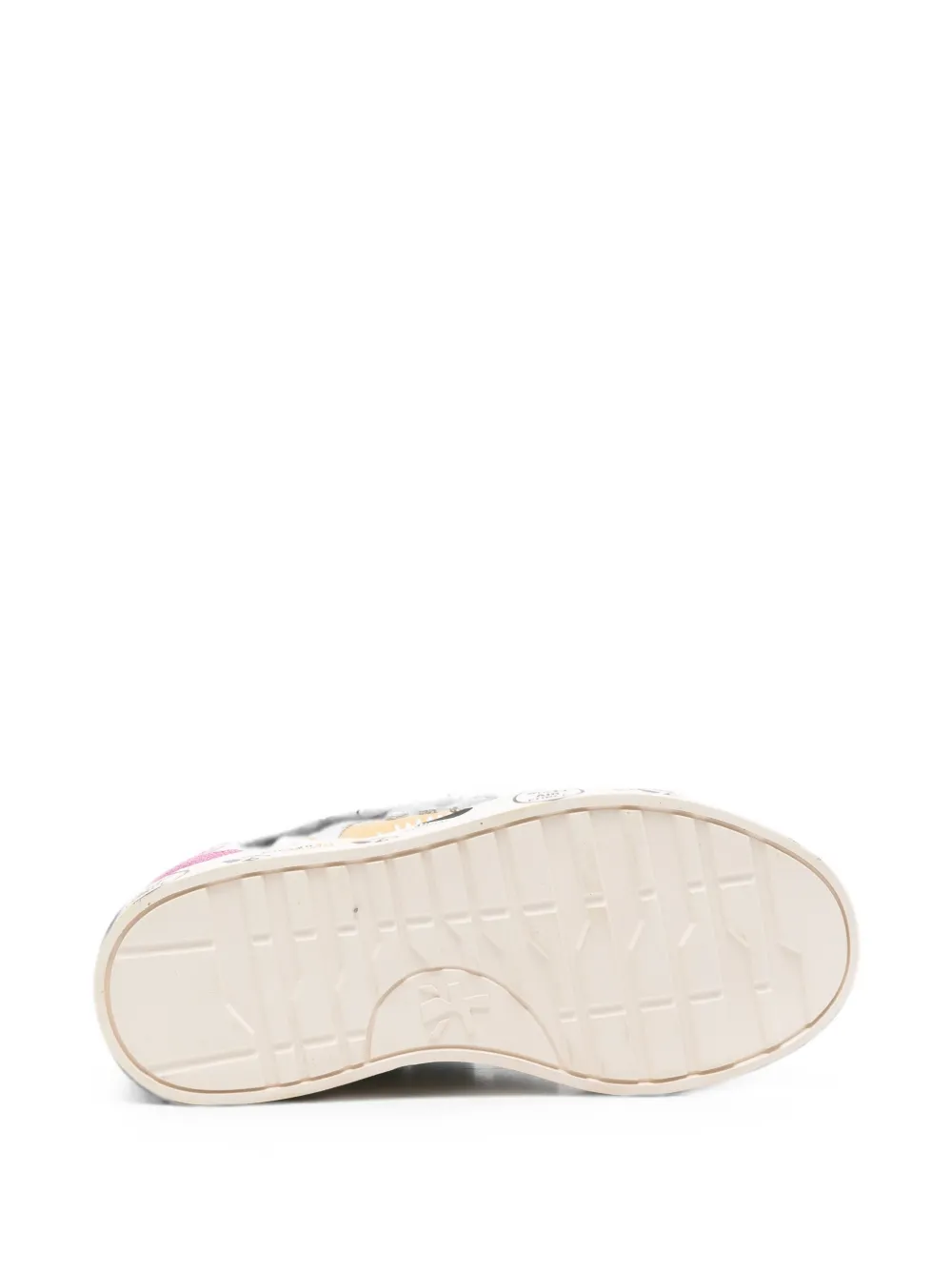 Premiata Kids Andy touch-strap sneakers Wit