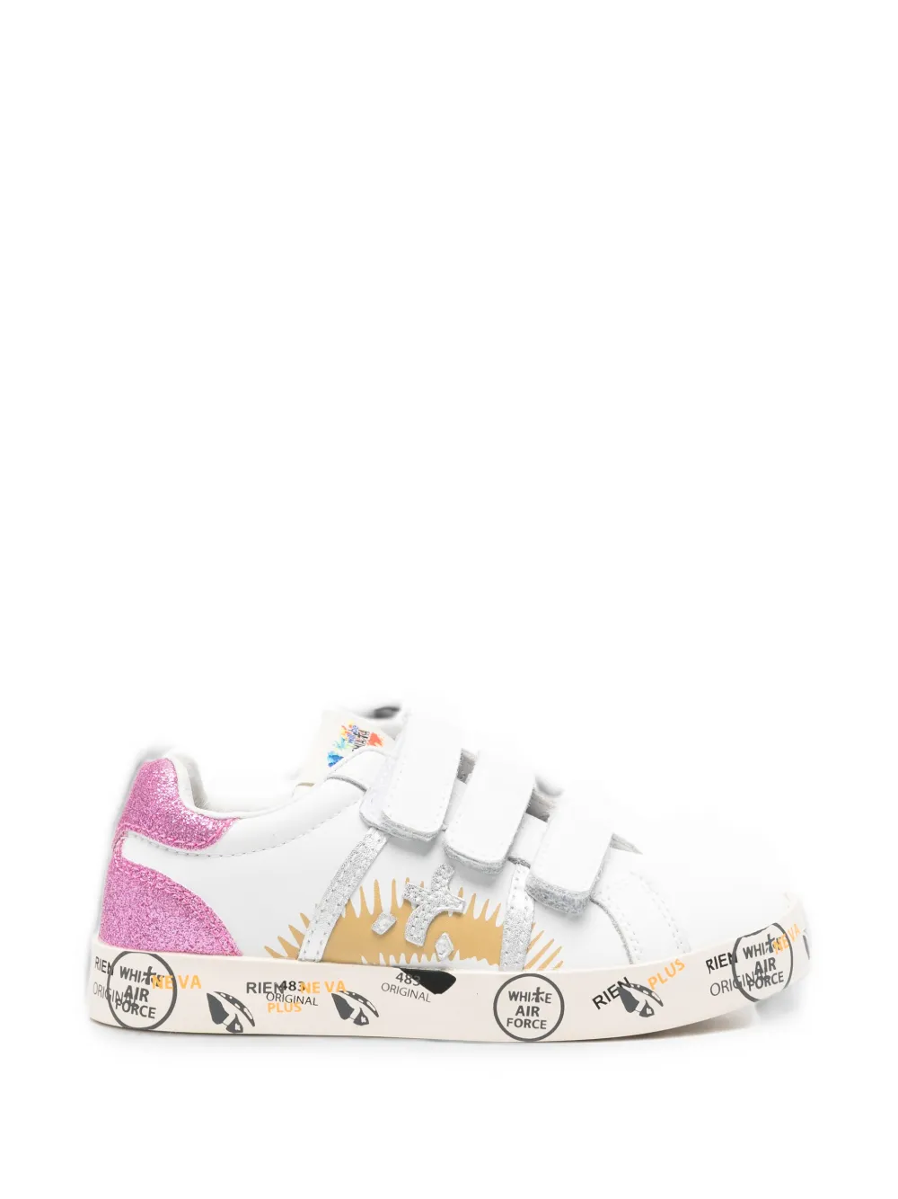Premiata Kids Andy touch-strap sneakers - Weiß