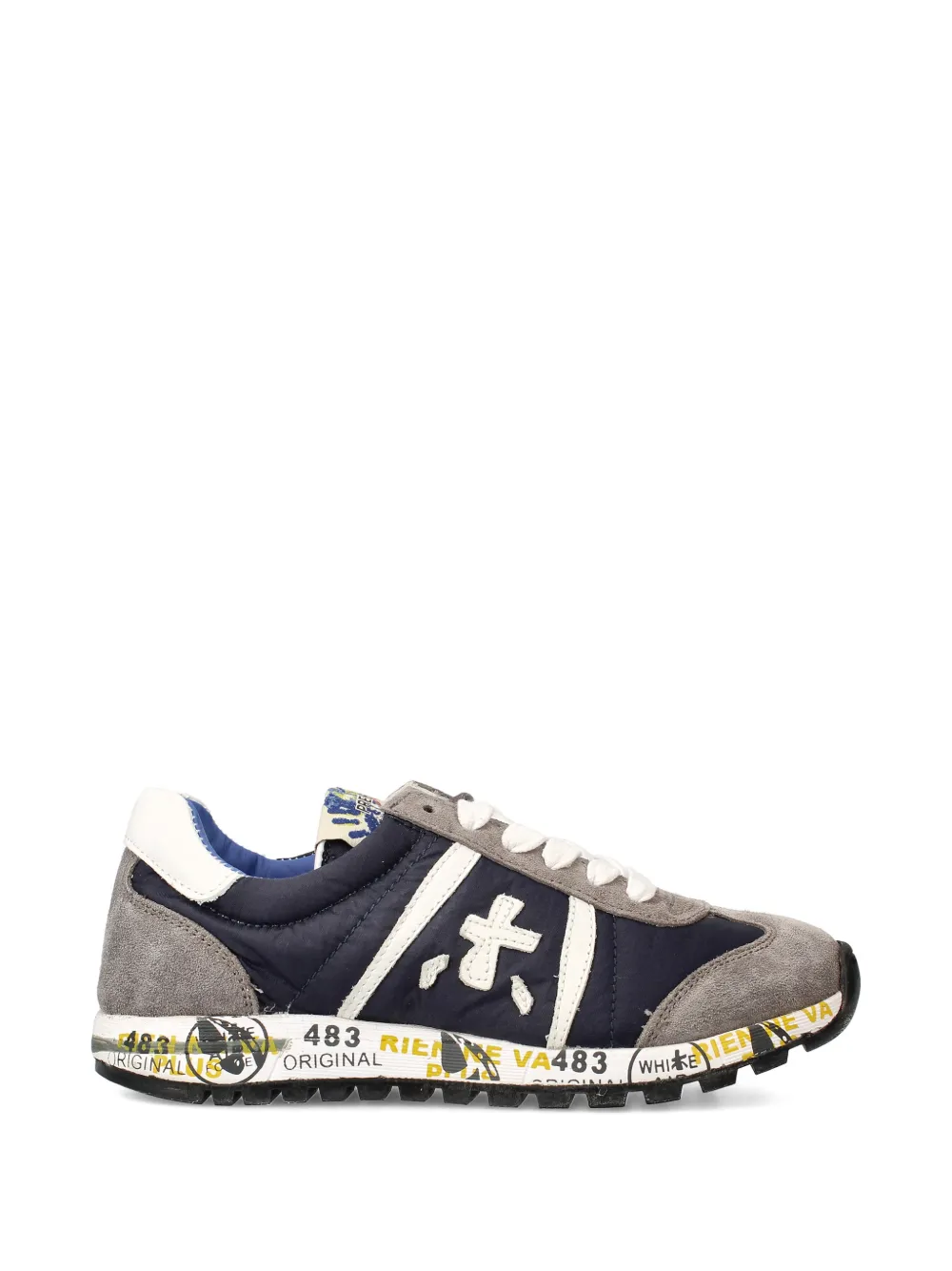 Premiata Kids lace-up fastening sneakers - Blu