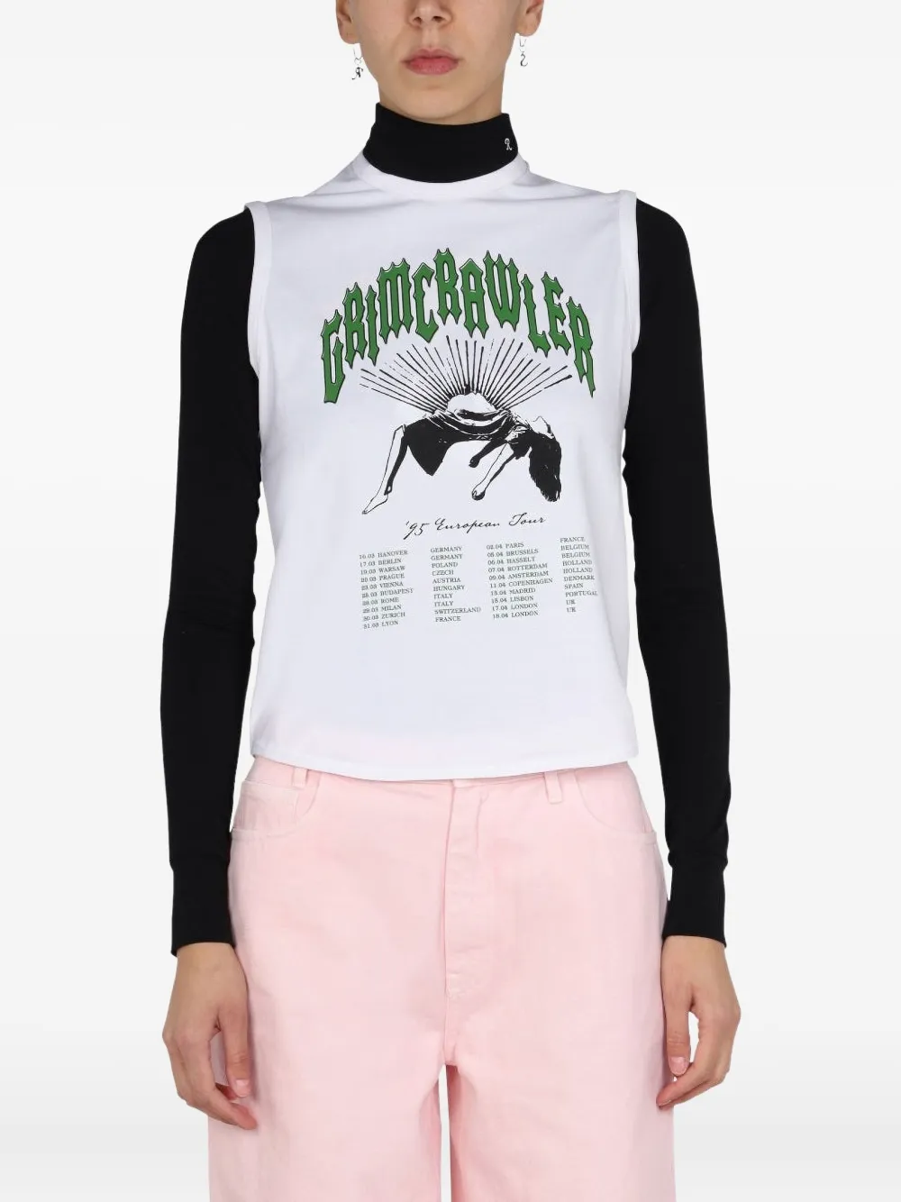 Raf Simons sleeveless tank top | White | Image 1