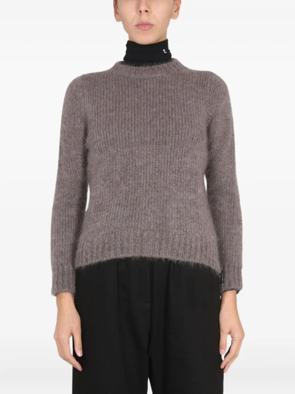 Raf Simons long-sleeve sweater | Brown | Image 1