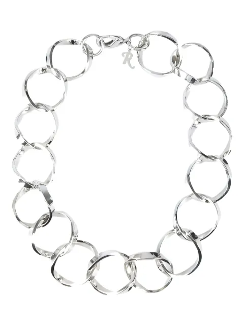 Raf Simons twisted link necklace