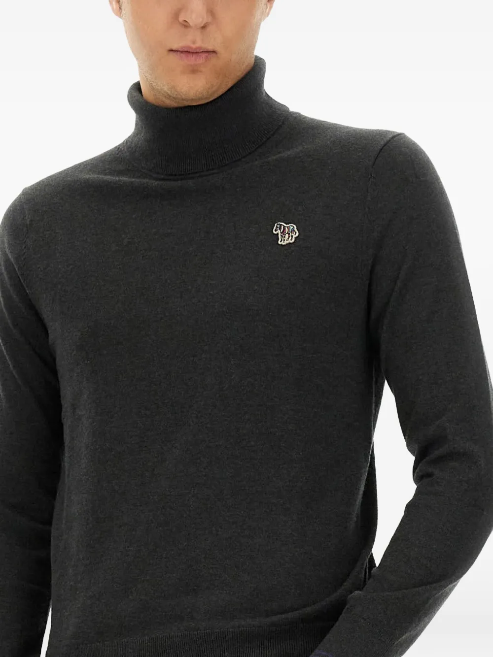 PS Paul Smith Coltrui met zebraprint Grijs