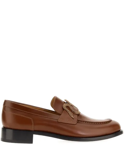 René Caovilla mocasines con detalles