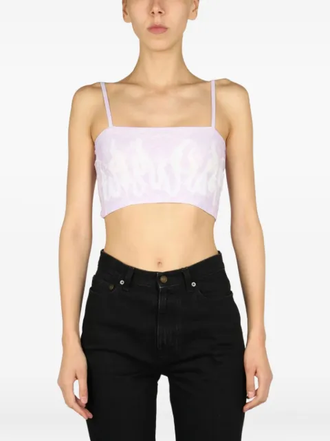 Vision Of Super flame-print top