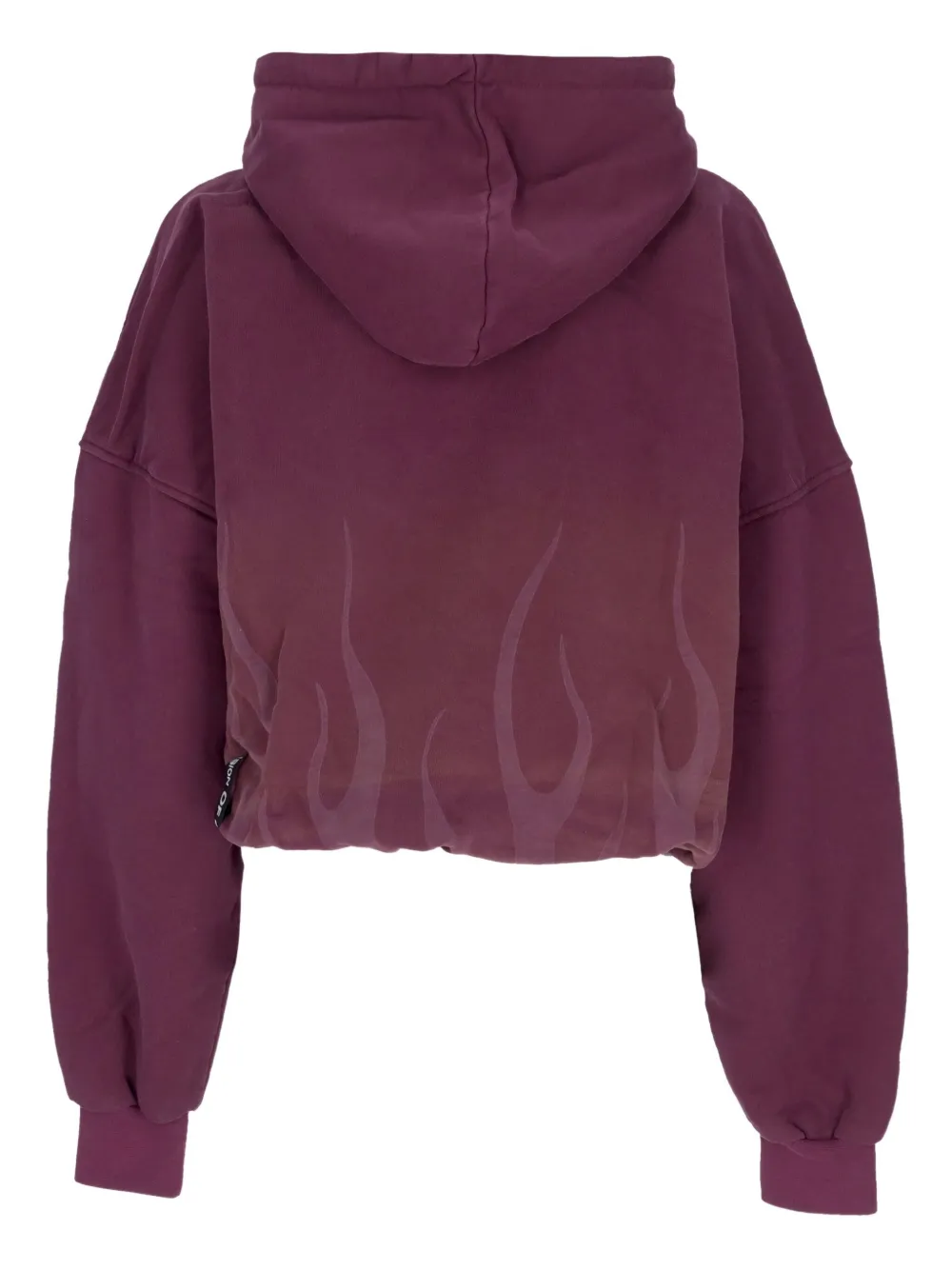 Vision Of Super flame-print hoodie - Paars