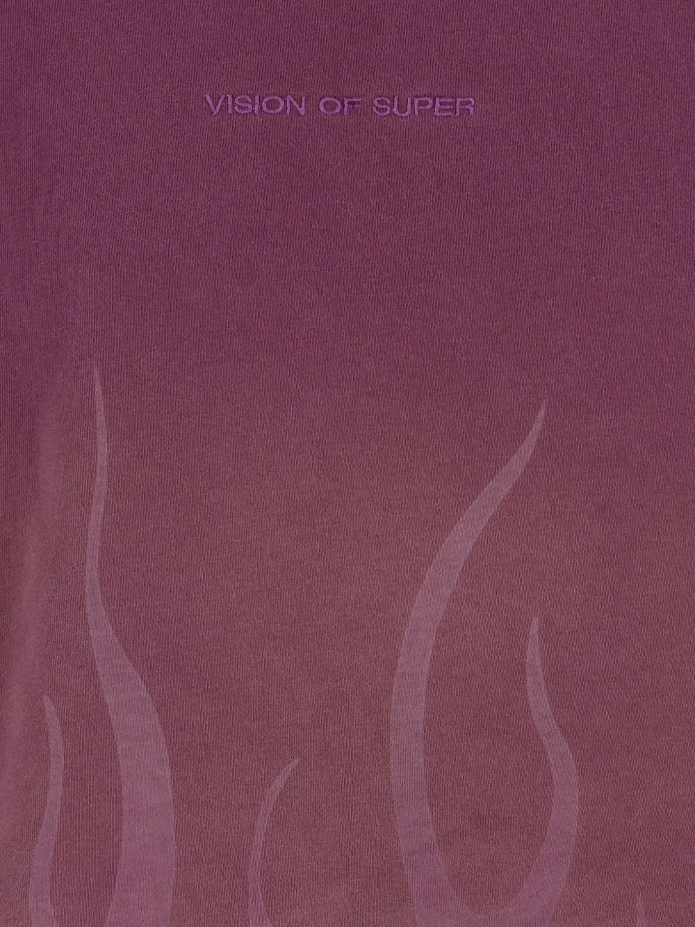 Vision Of Super Hoodie met vlammenprint Paars