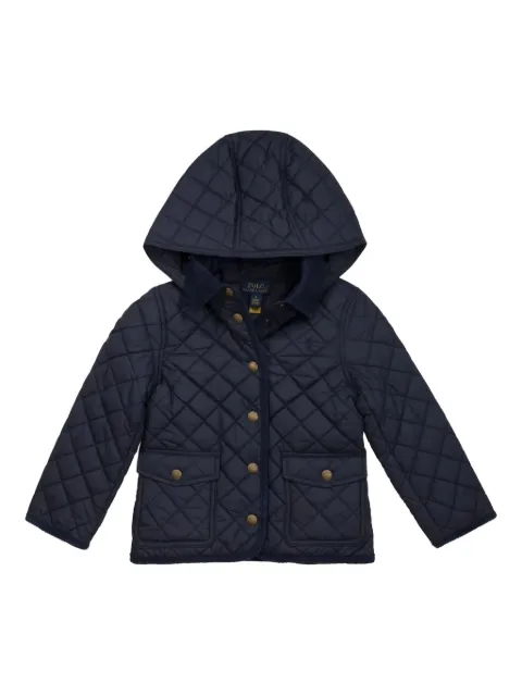 POLO RALPH LAUREN KIDS quilted-hooded jacket