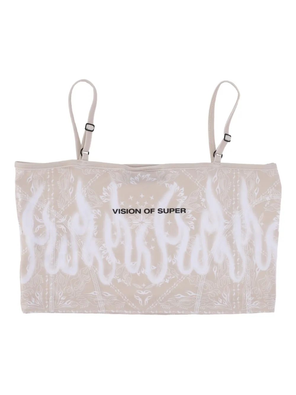 Vision Of Super top con llamas estampadas | neutro | Image 1