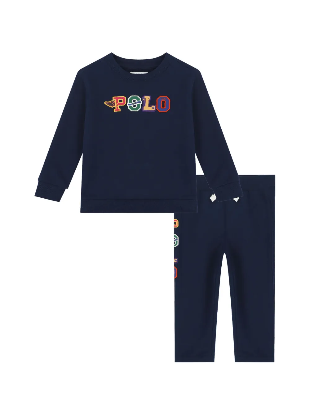 POLO RALPH LAUREN KIDS long sleeve set - Blu