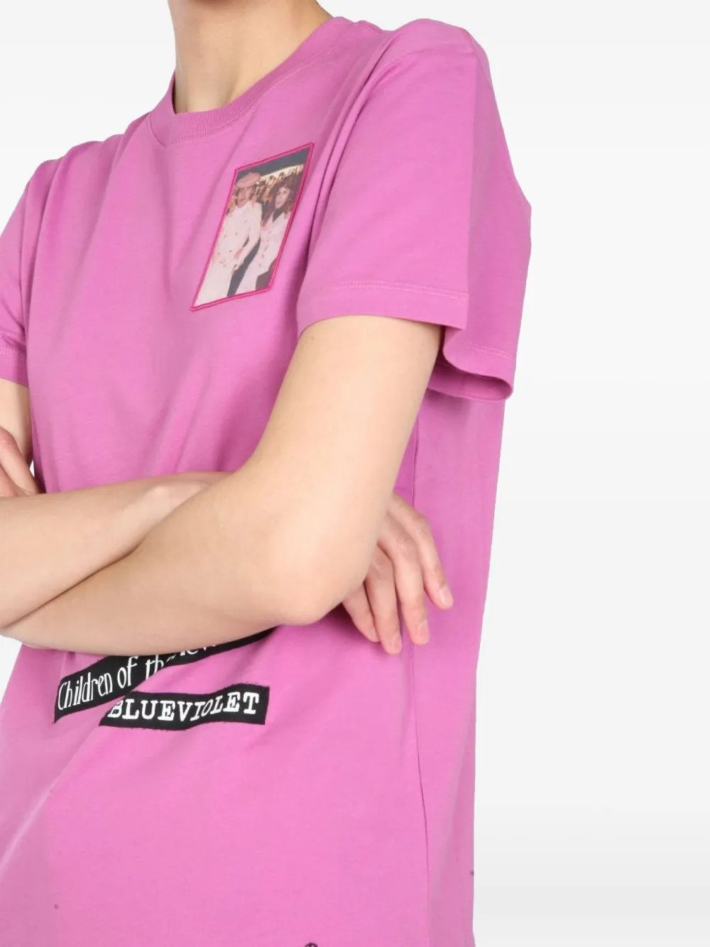 Raf Simons T-shirt met grafische print Roze