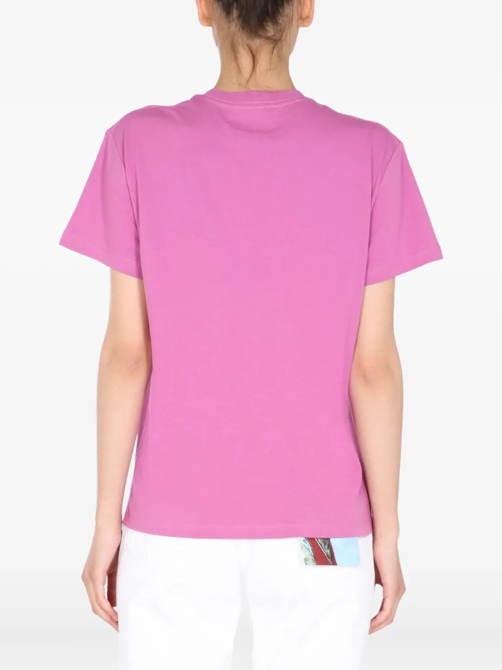 Raf Simons T-shirt met grafische print Roze