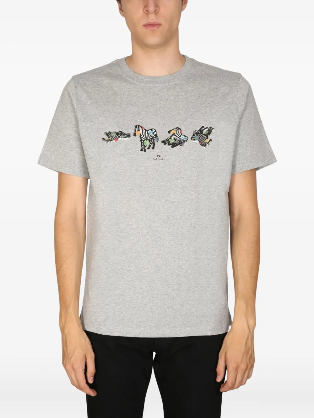 PS Paul Smith zebra graphic T-shirt | Grey | Image 1