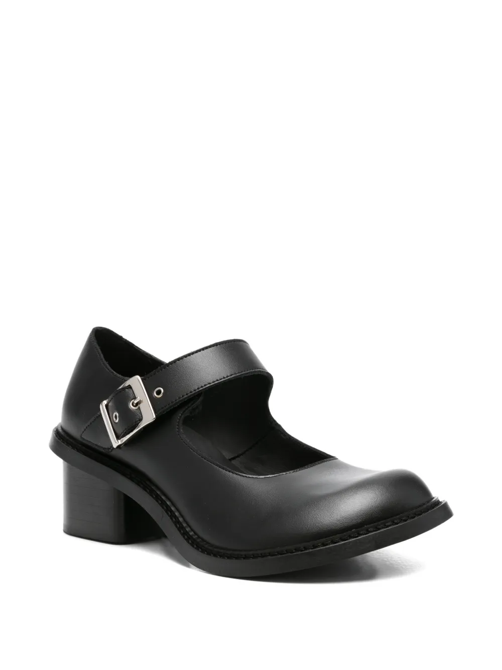 Comme des Garçons Homme Plus x Phileo 75mm leather pumps Black