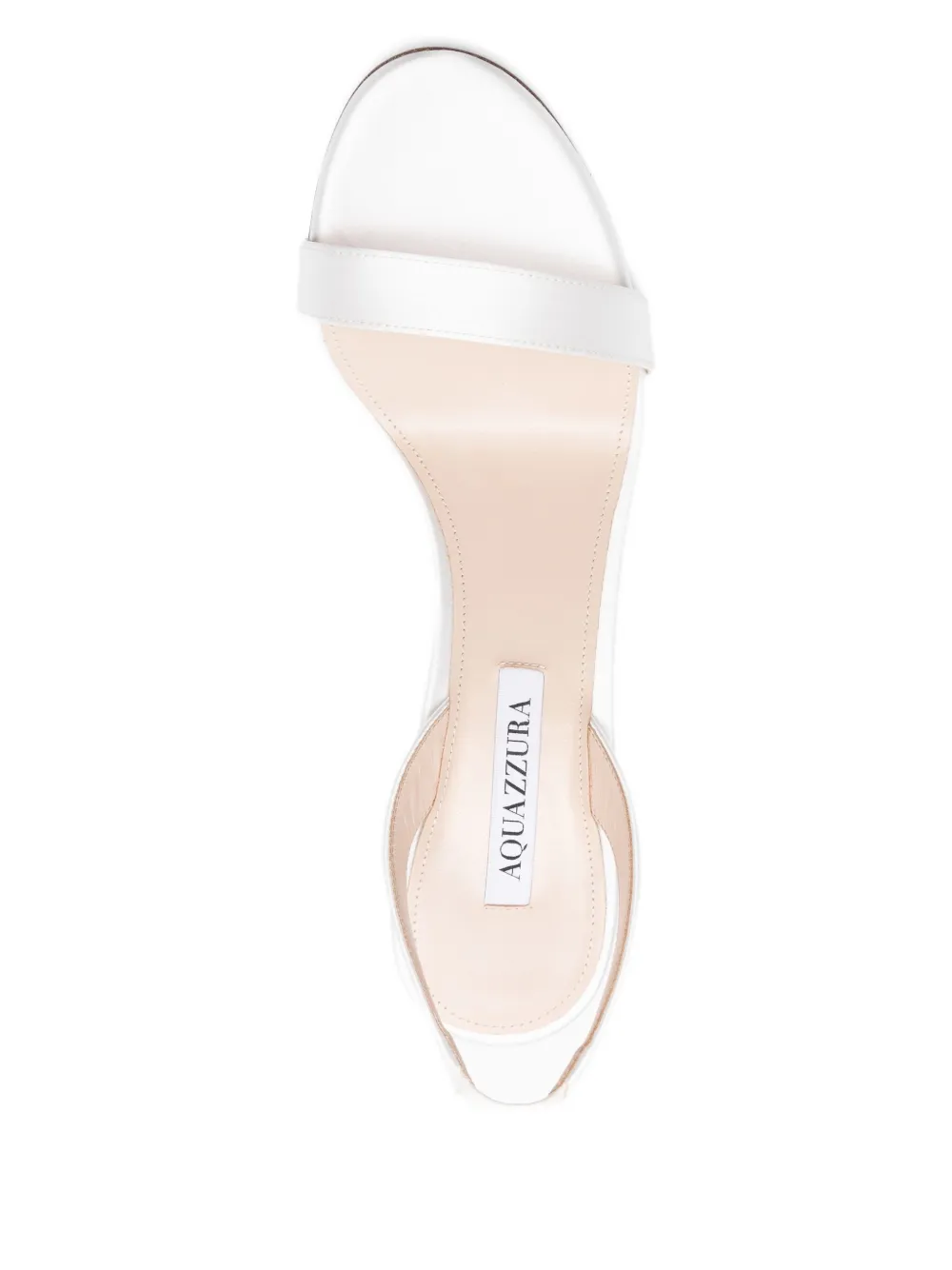 Aquazzura 100mm So Nude sandals White