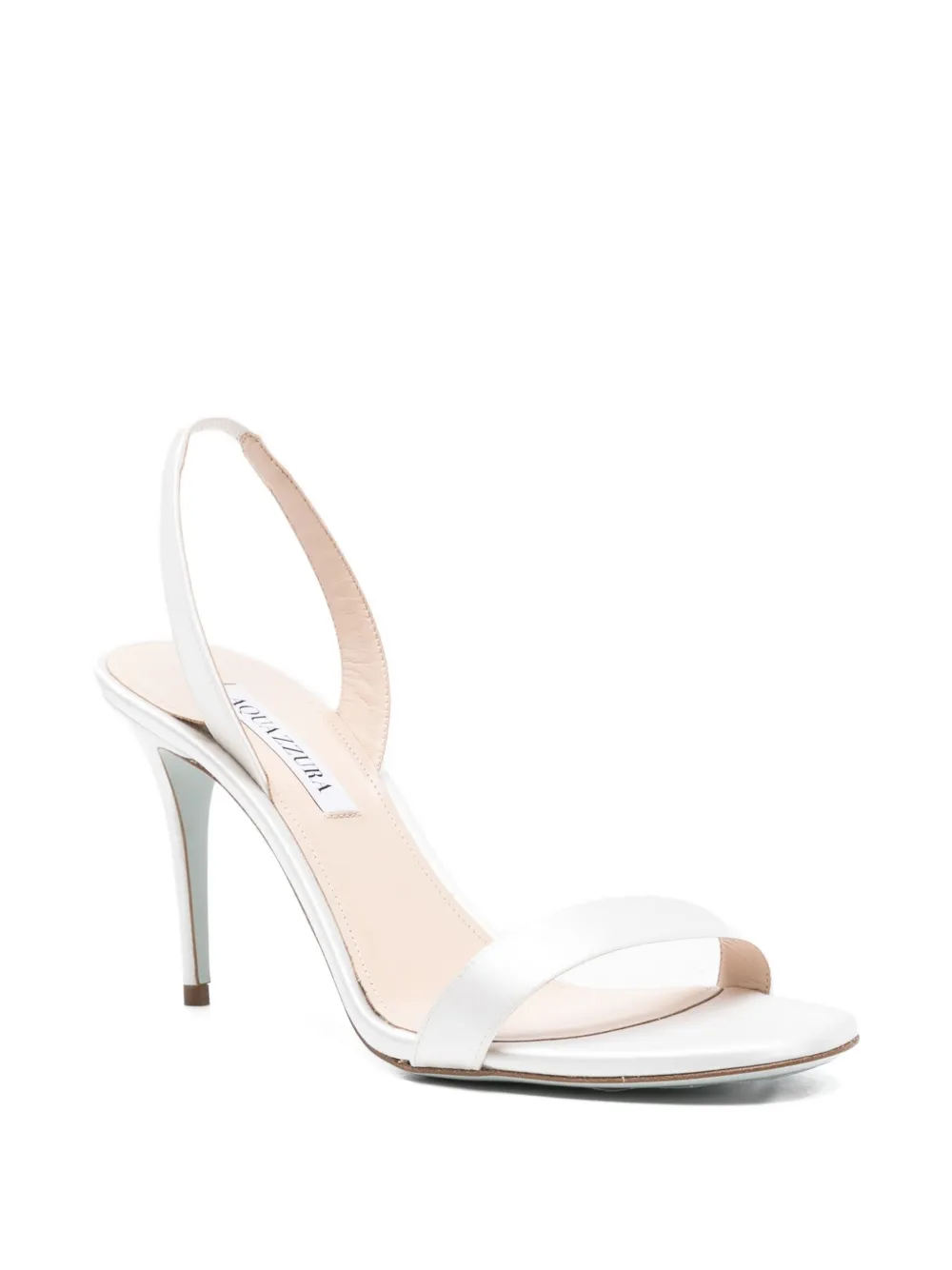 Aquazzura 100mm So Nude sandals White