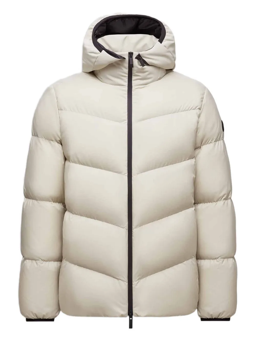 Moncler Forez hooded quilted jacket Beige