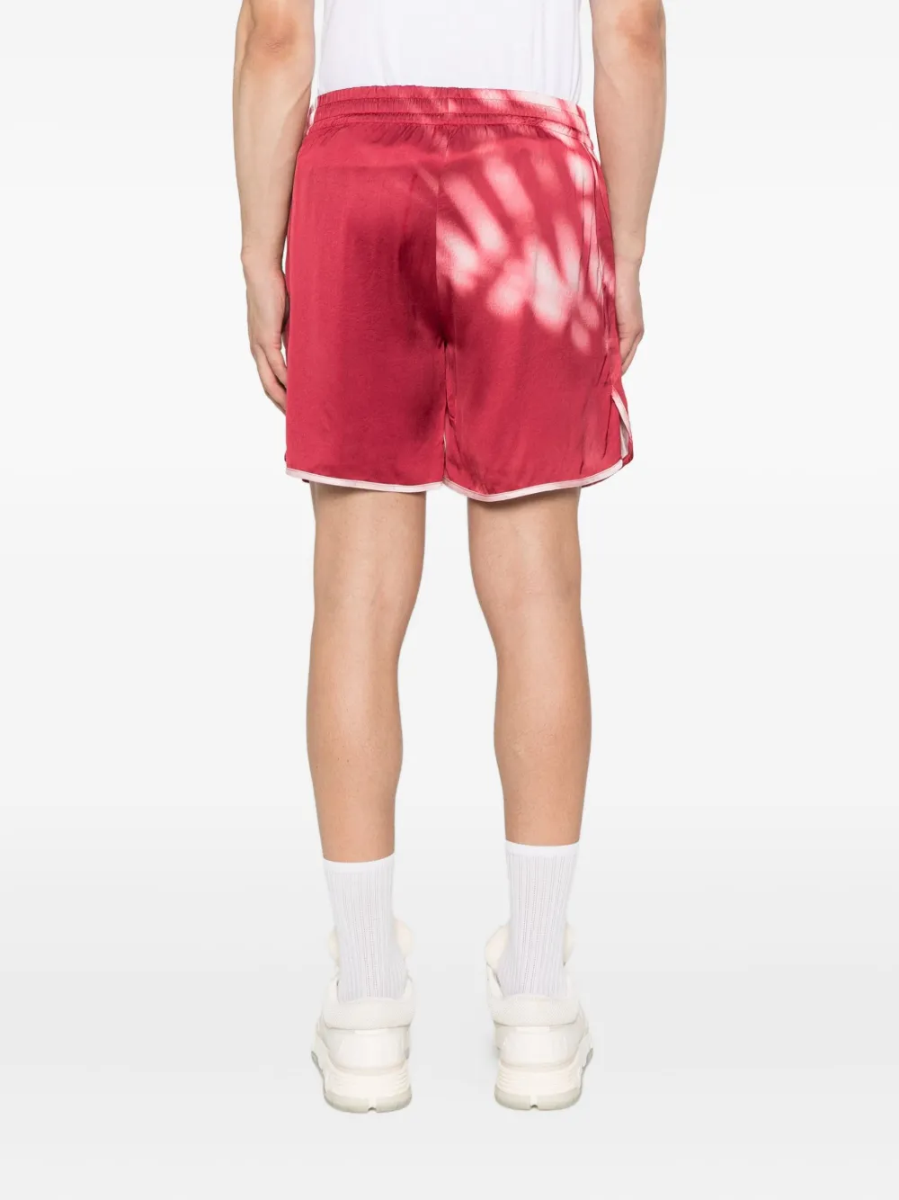 BLUE SKY INN Satijnen shorts Rood