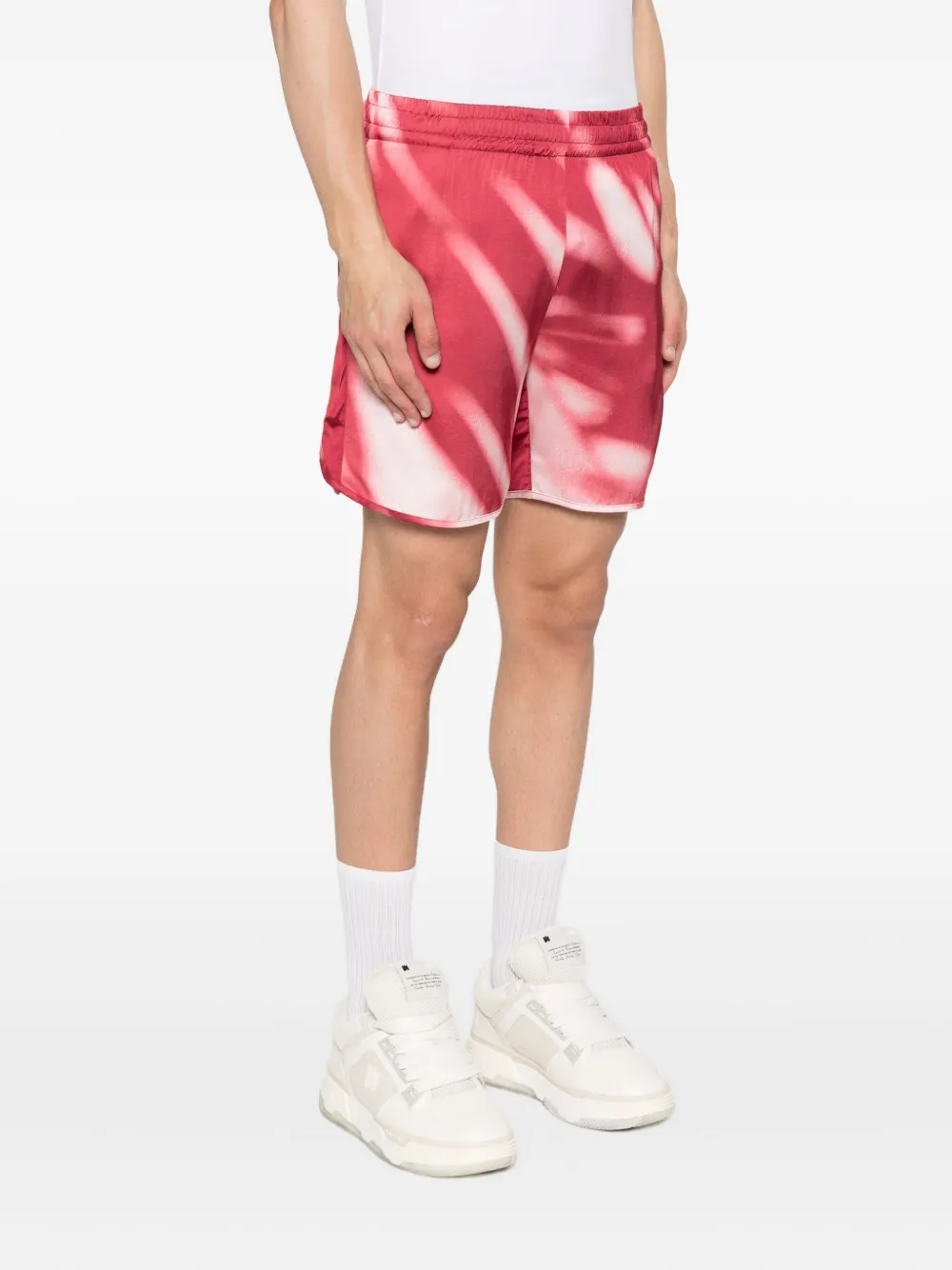 BLUE SKY INN Satijnen shorts Rood
