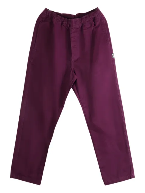 Stüssy elasticated-waistband trousers