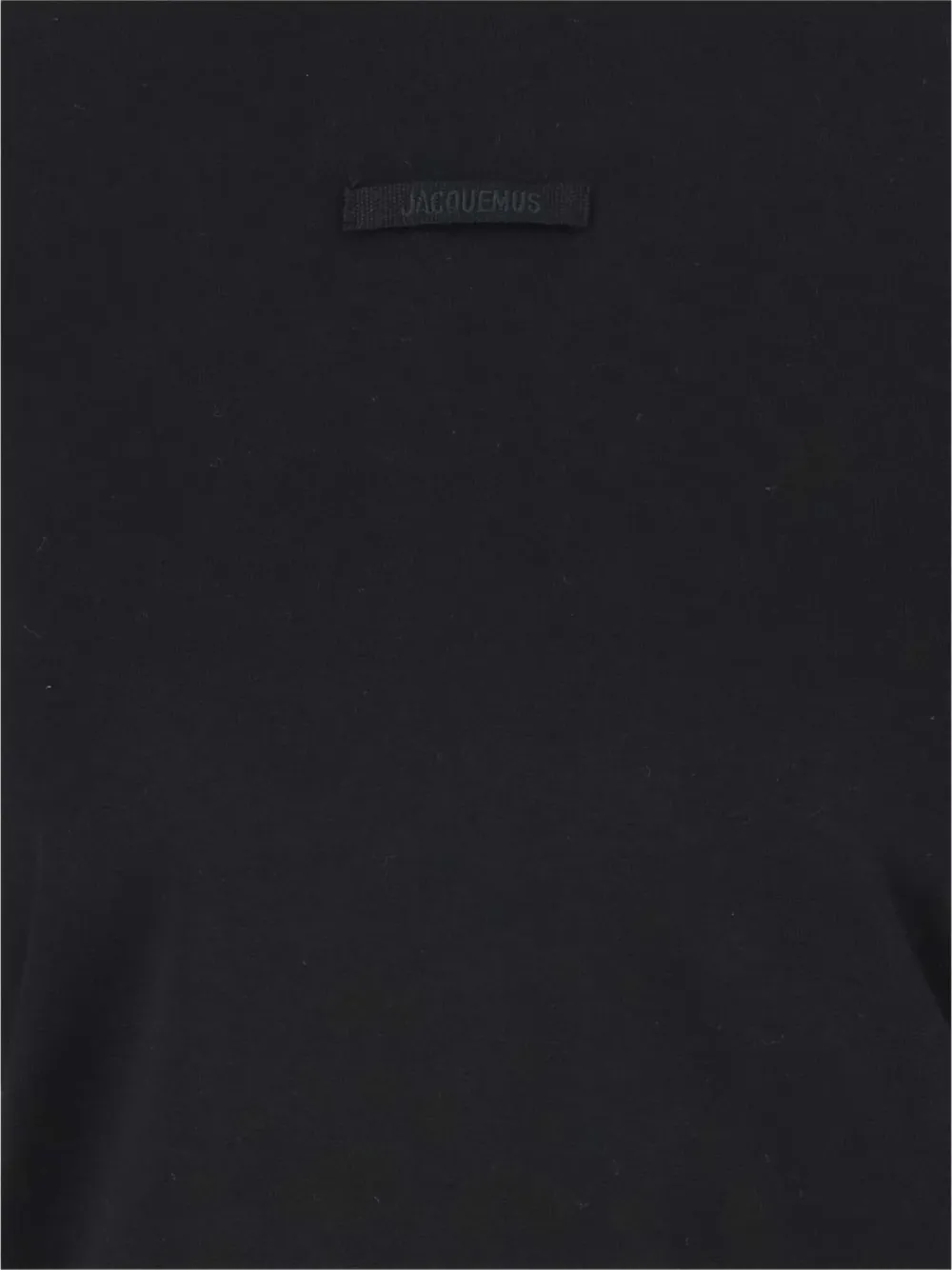 Jacquemus The Gros Grain top met logo en lange mouwen Zwart
