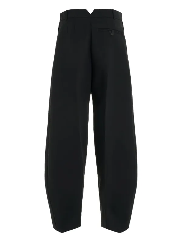 Jacquemus The Ovalo Trousers | Black | FARFETCH Jacquemus The Ovalo Trousers | Black | FARFETCH